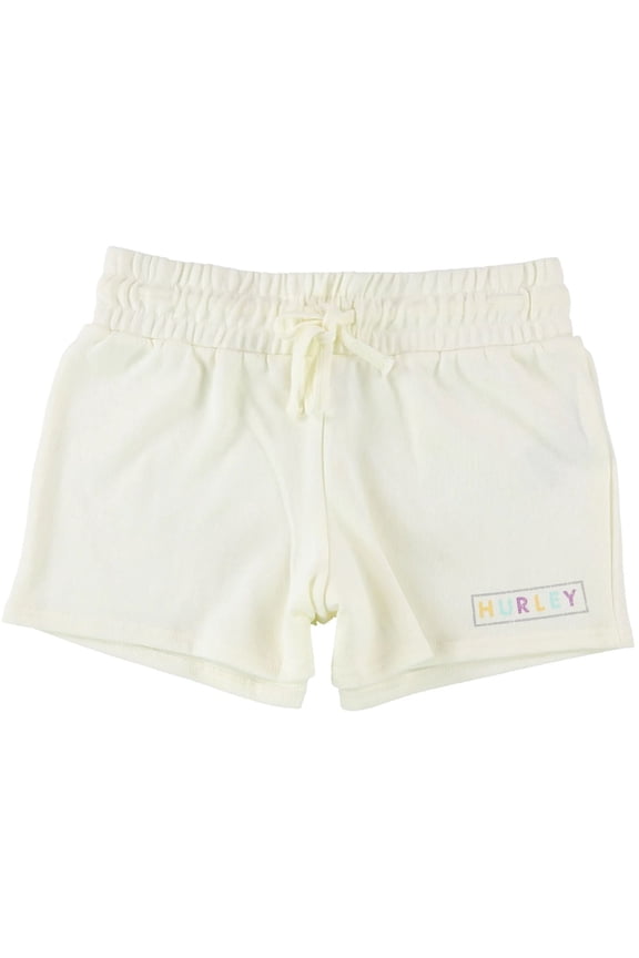 Womens Sydney Basic Girlfriend Casual Walking Shorts, White, Small