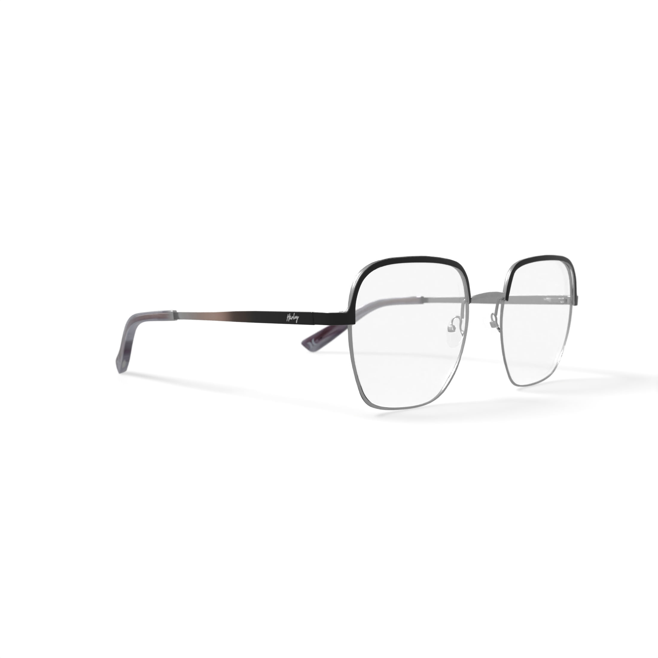 Hurley Women's Torri Prescription Eyeglasses with Case, Brown/Gold