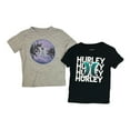 thumbnail image 1 of Hurley Youth Boy's 2 Pack Graphic Print Short Sleeve Tee (Light Grey Heather, 4), 1 of 1