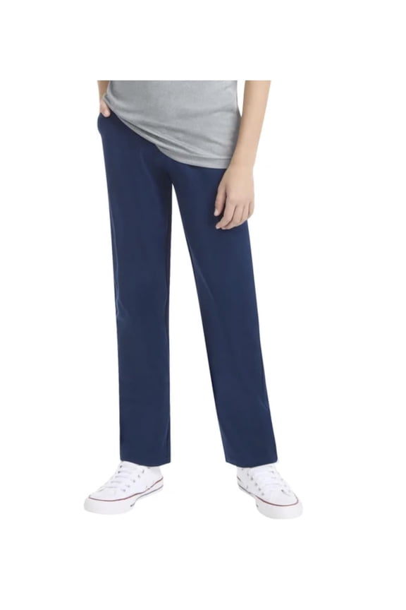 Youth Boy's Comfort Stetch Performance Chino Pant (US, Alpha, Large, Regular, Blue (Navy))