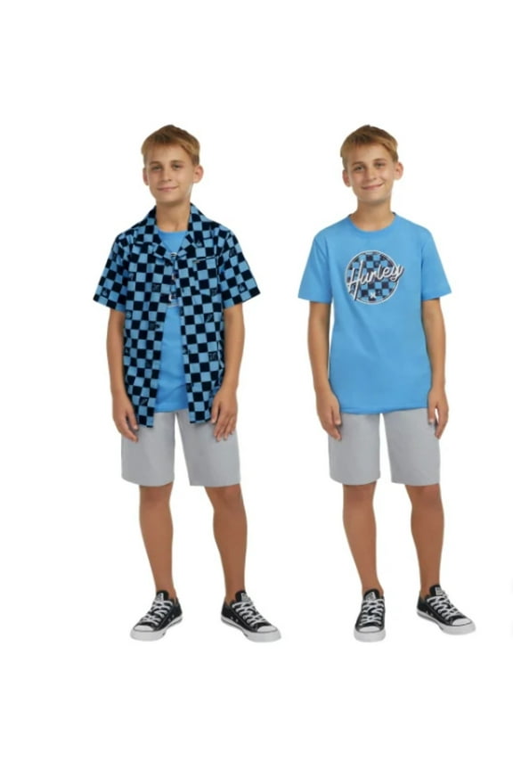 Youth Woven Shirt Tee Set (1749456)
