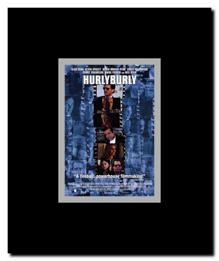 Hurly Burly Framed Movie Poster