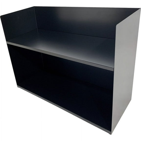 Huron 2-tier Book Rack - 2 Compartment(s) - 2 Tier(s) - 20" Height x 29" Width x 10.3" Depth - Durable - Steel - 1 Each | Bundle of 5 Each