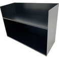 thumbnail image 1 of Huron Book Rack 2 Tier, Black Metal, 1 of 3