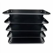 Huron, Horizontal Slots Desk Organizer, 1 Each, Black