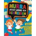 thumbnail image 1 of Hurra Jetzt Lerne Ich Schreiben Hurra jetzt lerne ich schreiben - Band 1: Buchstaben und Zahlen schreiben lernen ab 4 Jahren - Das ABC spielend und visu, Book 1, (Paperback), 1 of 1