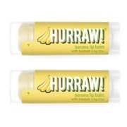 Hurraw! Banana Lip Balm, 2 Pack Certified 100% Natural, Organic, Vegan. Made in USA.