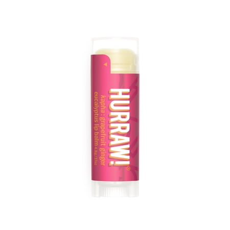 Hurraw! Kapha (grapefruit, ginger, eucalyptus) Lip Balm: Certified 100% Natural, Organic, Vegan.