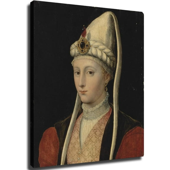 Hurrem Sultan Poster Picture HD Wall Art Canvas Printing Bedroom Living Room Office Decoration Aesthetic Artwork (Unframed,24×32inch)