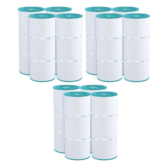 Hurricane 12 Pack HF56SV-04 Advanced Pool and Spa Filter Cartridge Replacement