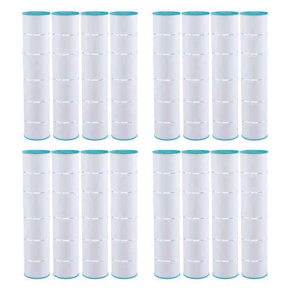 Hurricane 16 Pack HF7482-04 Advanced Pool and Spa Filter Cartridge Replacement