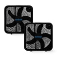 thumbnail image 1 of Hurricane 20 Inch Classic Series Floor Box Fan with 3 Speed Settings, Black, 2 Pack, 1 of 7