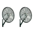 thumbnail image 1 of Hurricane 20 Inch Pro Commercial Grade Classic Wall Fan, Black (2 Pack), 1 of 11