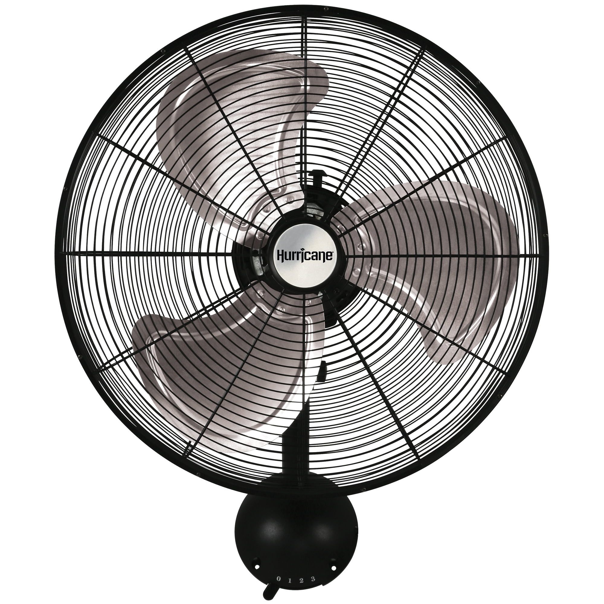 Open Box Hurricane 20" Pro Series Wall Mount Heavy Duty Hydroponics Fan, Black