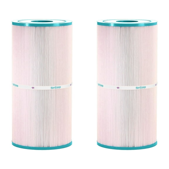 Hurricane Advanced Spa Filter Cartridge for PWWDFX75, C-6375, and FC-1226, White, 2 Pack