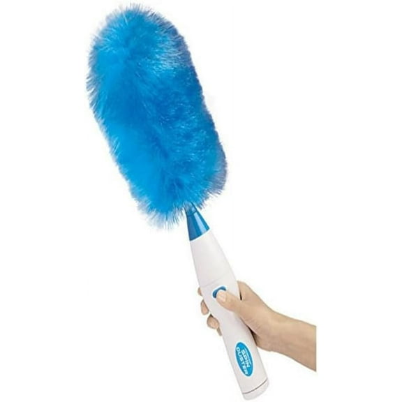 Hurricane 360 Electric Feather Spin Duster Feather Duster Adjustable Electric Dirt Dust Brush Removing Dust in One Spin Cleaning Accessories Home Office, Use Battery
