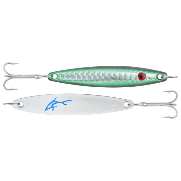 Hurricane 4.75" Sardine Cast Iron Saltwater Jig, Mint, 3.5 oz., Fishing Jigs