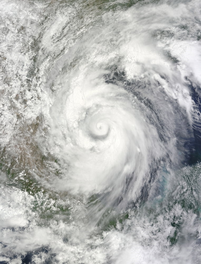 Hurricane Alex over the western Gulf of Mexico Canvas Art - Stocktrek Images (25 x 32)