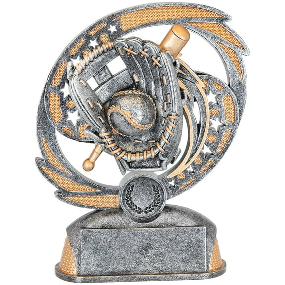 Hurricane Baseball Resin Trophy