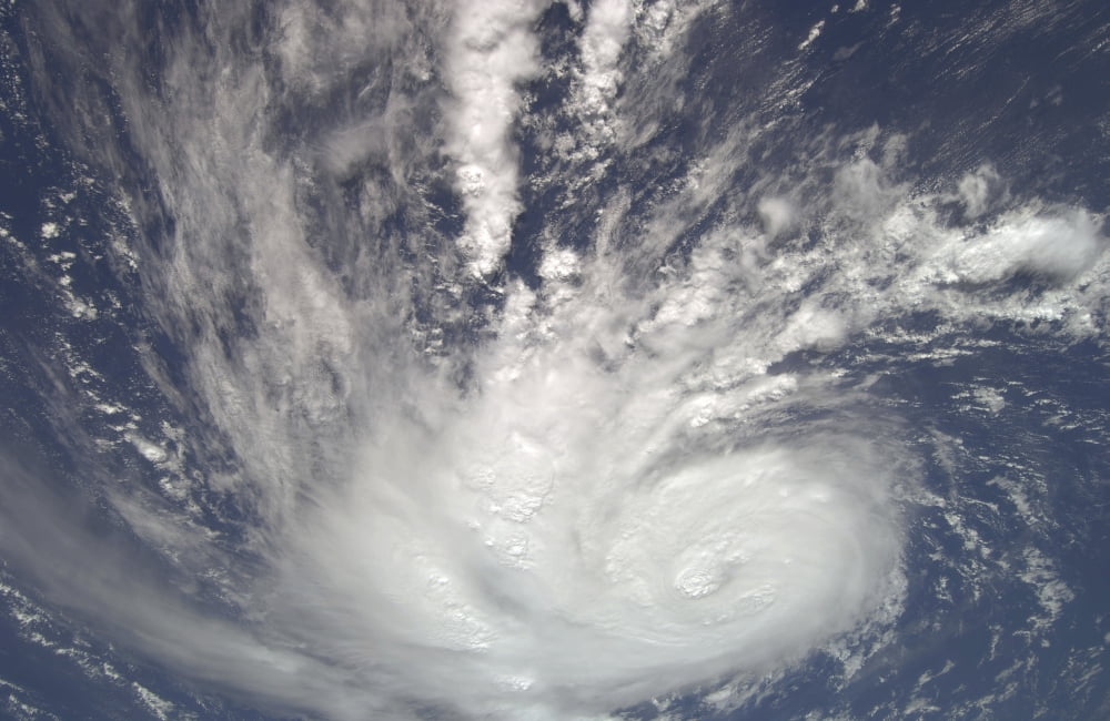 Hurricane Bertha Canvas Art - Stocktrek Images (34 x 22)