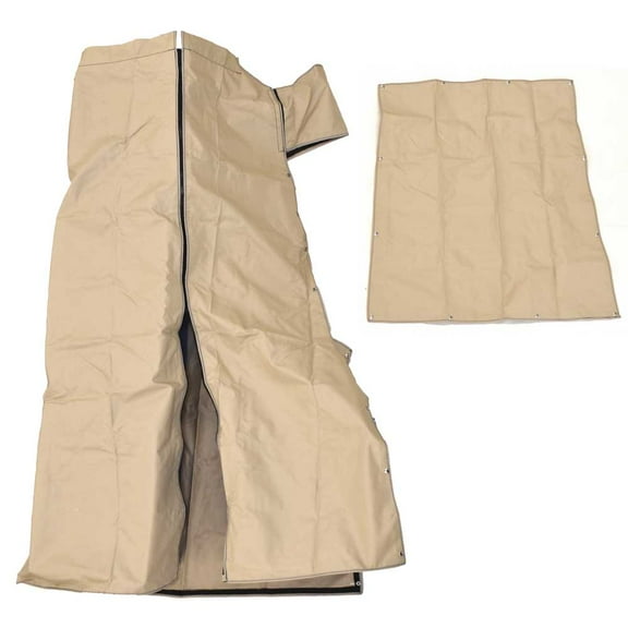Hurricane Boat Changing Room Curtain 423523 | CC190B Tan Fabric