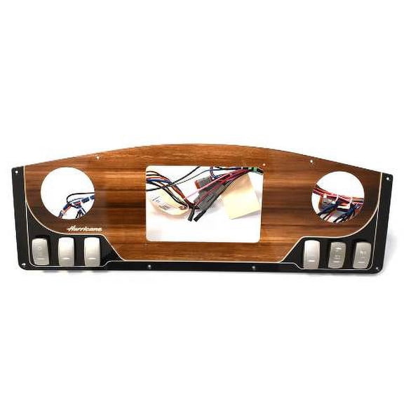 Hurricane Boat Dash Panels 455145 | SunDeck 2690 Woodgrain Black (Kit)