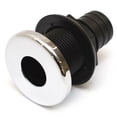 thumbnail image 1 of Hurricane Boat Thru-Hull Fitting | 1 1/8 Inch Black Silver, 1 of 3