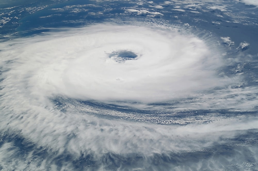 Hurricane Catarina Canvas Art - Stocktrek Images (34 x 23)