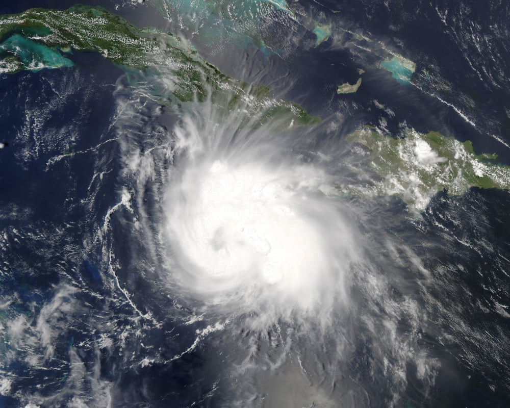 Hurricane Charley Canvas Art - Stocktrek Images (32 x 26)