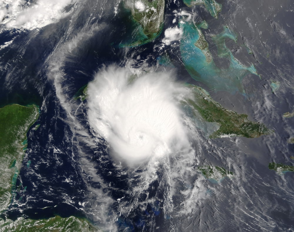 Hurricane Charley Canvas Art - Stocktrek Images (32 x 26)