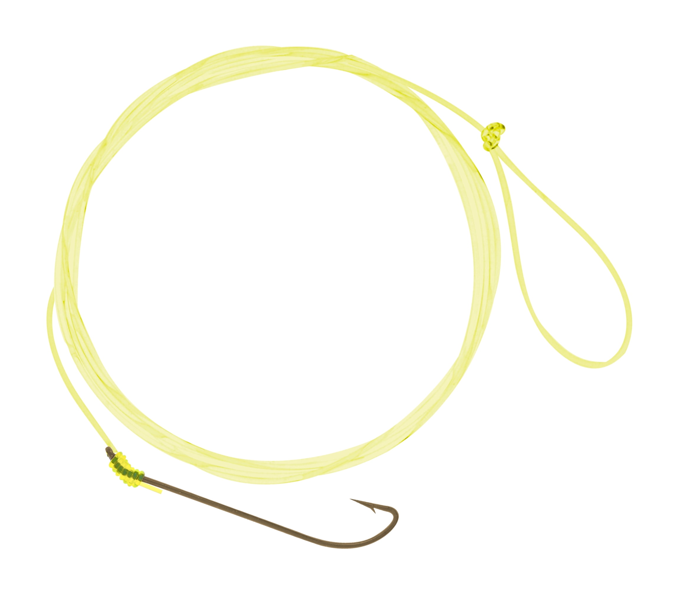 Hurricane Chesterton Flounder Hook with Leader, Size 10, 12" x 60 Lb