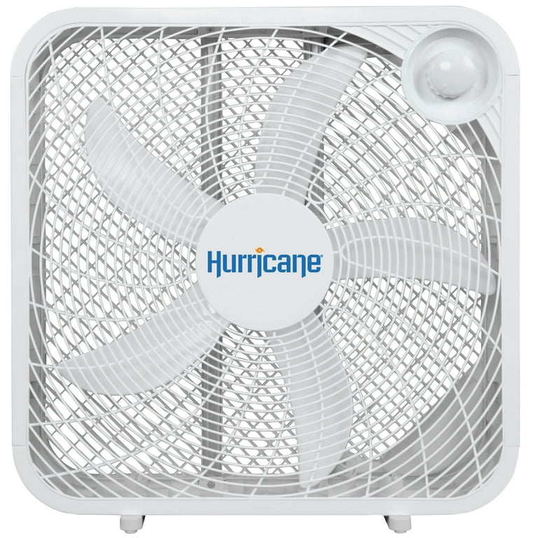 Hurricane Classic 20 Inch Large Box Fan, Portable Garage Floor Fan