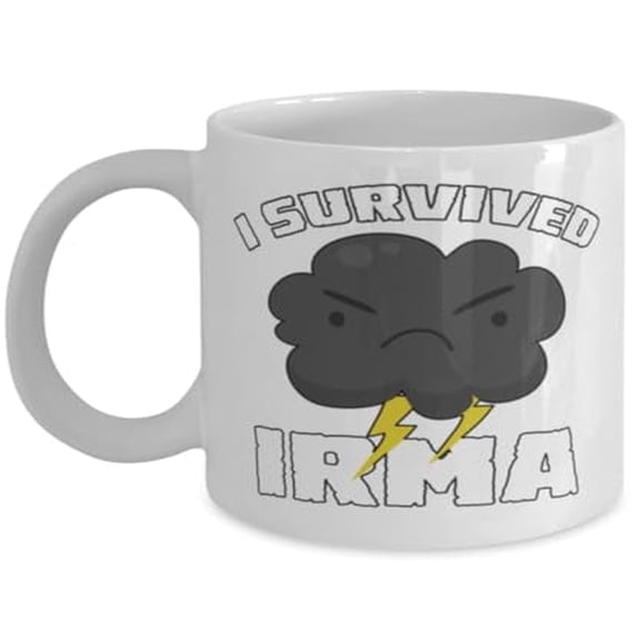 I Survived Irma 11 oz Coffee Mug - Hurricane Gift White Ceramic