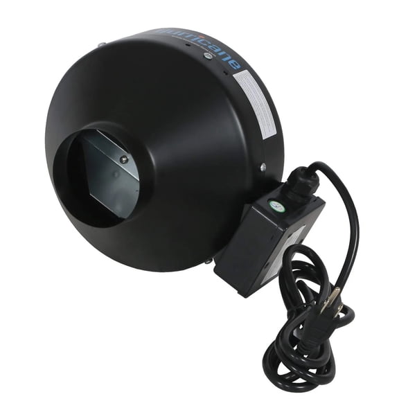 Hurricane Commercial Grade Inline Wall Mount Fan For HVAC & Ventilation Use