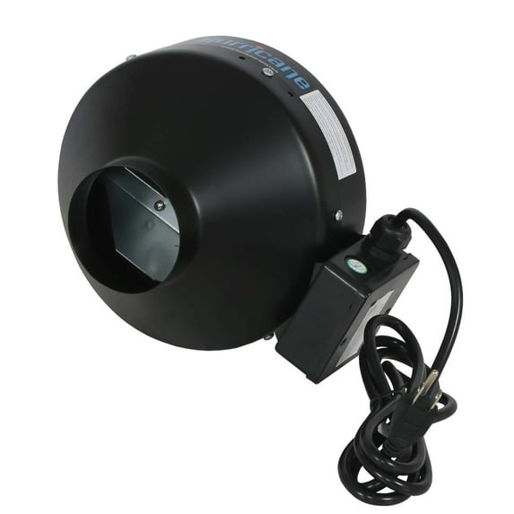 Hurricane Commercial Grade Inline Wall Mount Fan For HVAC & Ventilation Use