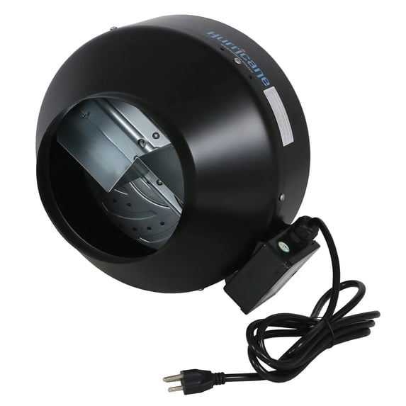 Hurricane Commercial Grade Inline Wall Mount Fan for HVAC & Ventilation Use