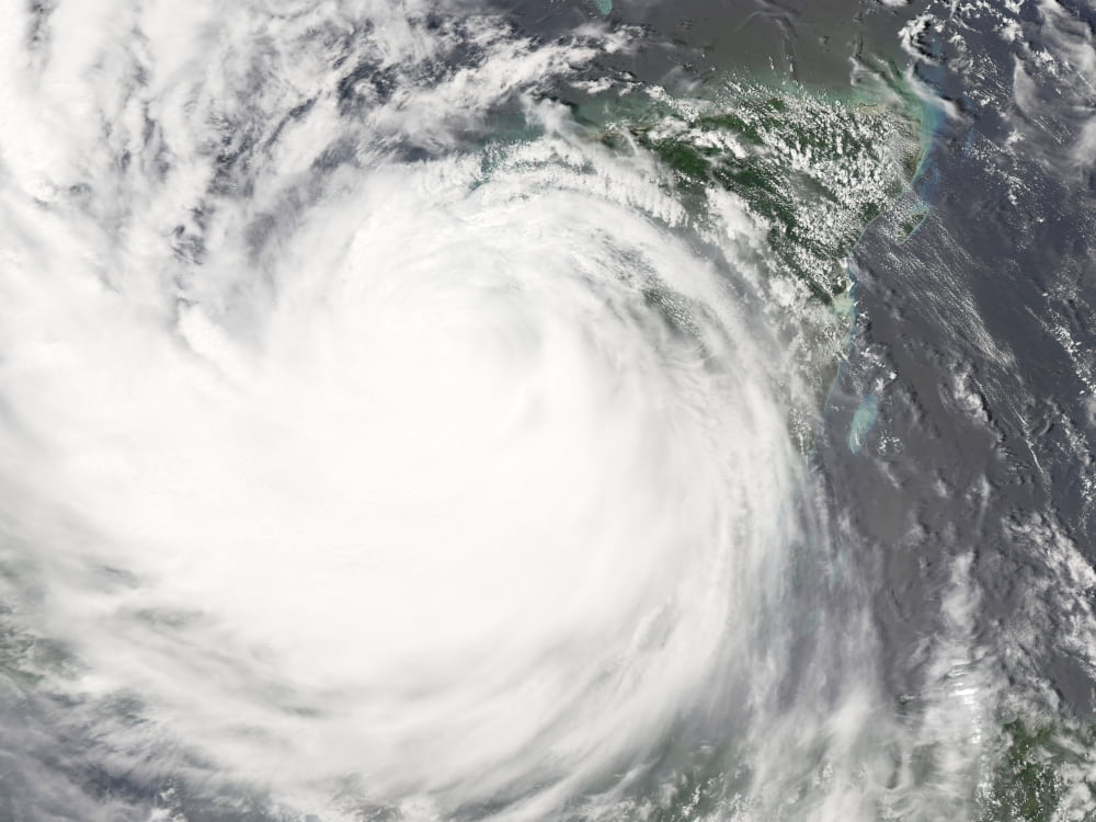 Hurricane Dean Canvas Art - Stocktrek Images (32 x 24)