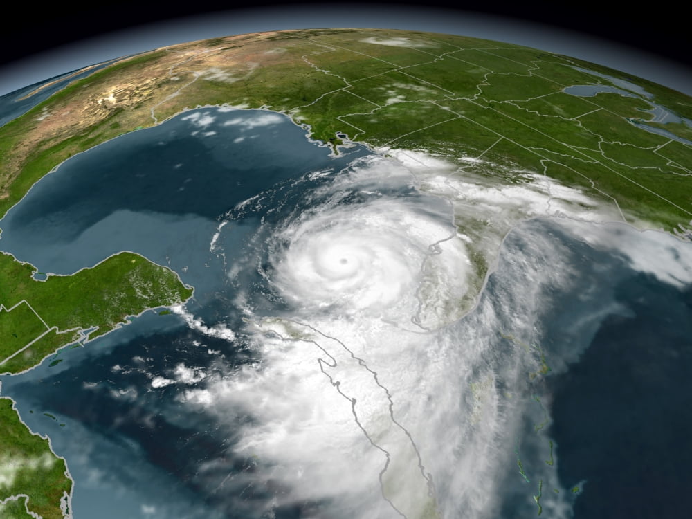 Hurricane Dennis Canvas Art - Stocktrek Images (32 x 24)