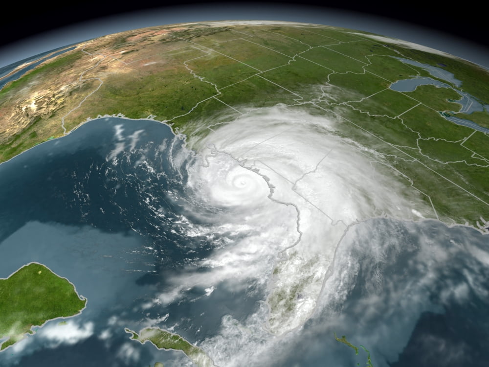 Hurricane Dennis Canvas Art - Stocktrek Images (32 x 24)