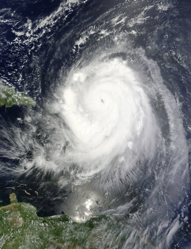 Hurricane Earl Canvas Art - Stocktrek Images (25 x 32)