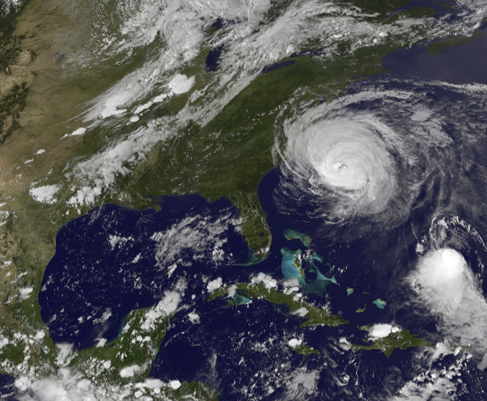 Hurricane Earl Canvas Art - Stocktrek Images (31 x 25)