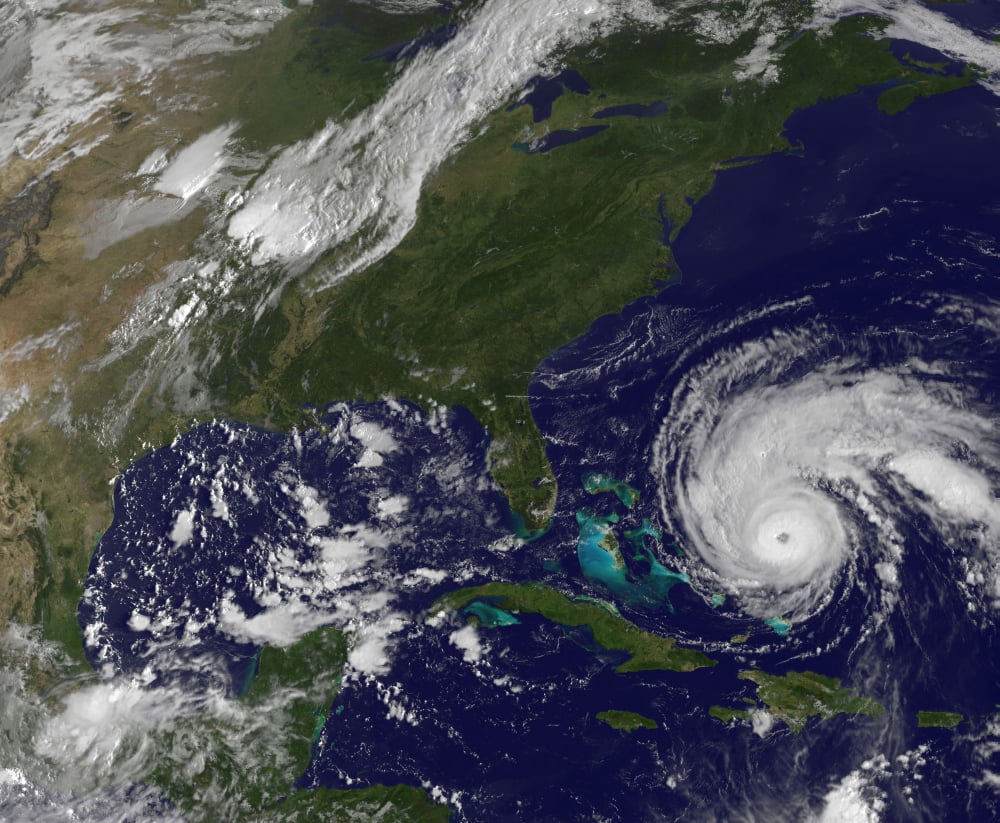 Hurricane Earl Canvas Art - Stocktrek Images (31 x 26)