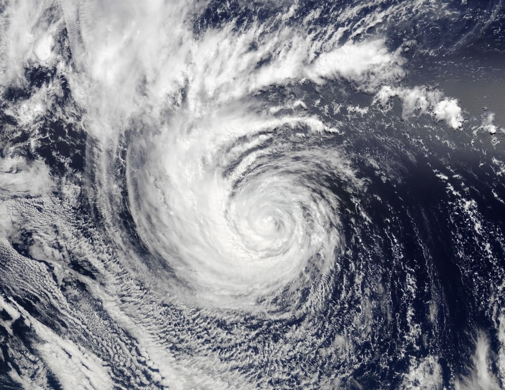 Hurricane Ele Canvas Art - Stocktrek Images (31 x 24)