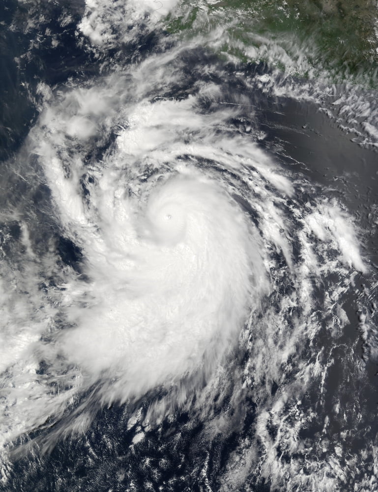 Hurricane Elida Canvas Art - Stocktrek Images (25 x 32)