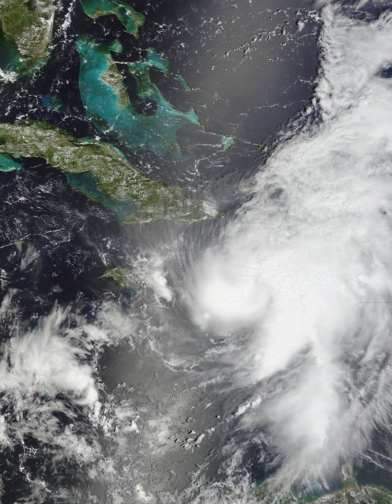 Hurricane Ernesto Canvas Art - Stocktrek Images (25 x 32)