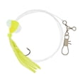 thumbnail image 1 of Hurricane FSY4160-2/0 Fluke RigSpinning Glow Yellow 2/0 60# Mono, 1 of 5