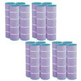 thumbnail image 1 of Hurricane 16 Pack HF7487-04P Platinum Purple Spa Filter Cartridge Replacement, 1 of 7