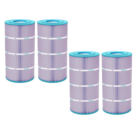 Hurricane Filters 4 Pack HF8409-01P Platinum Purple Spa Filter Cartridge Replacement