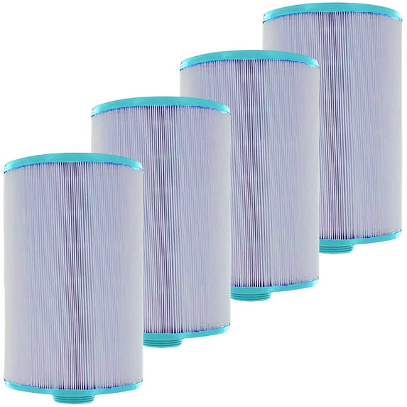 Hurricane Filters HF6H47-01P Platinum Purple Spa Filter Cartridge Replacement, 4 Pack