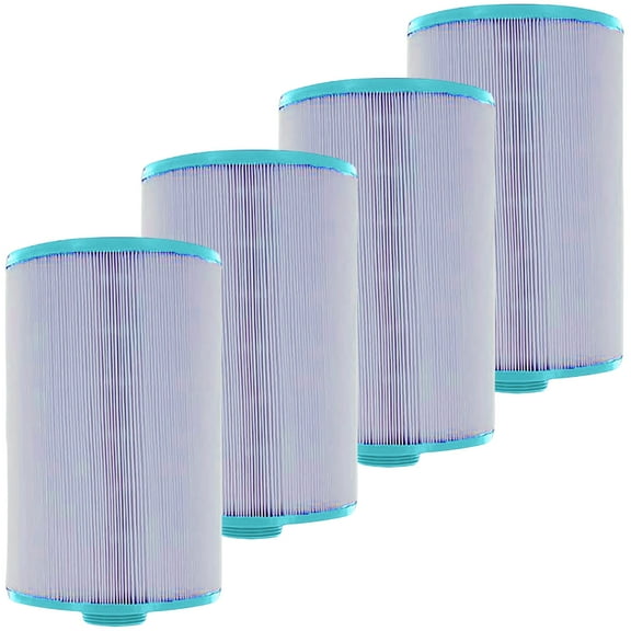 Hurricane Filters HF6H47-01P Platinum Purple Spa Filter Cartridge Replacement, 4 Pack